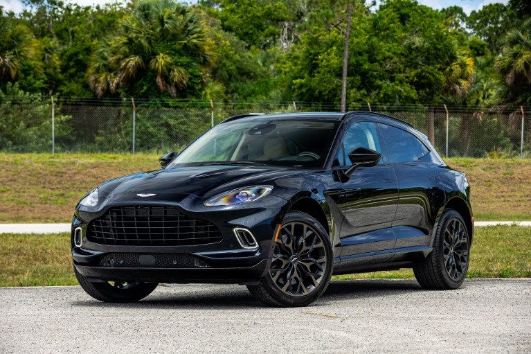 Used 2021 Aston Martin DBX for sale Sold at McLaren Orlando LLC in Titusville FL 32780 1