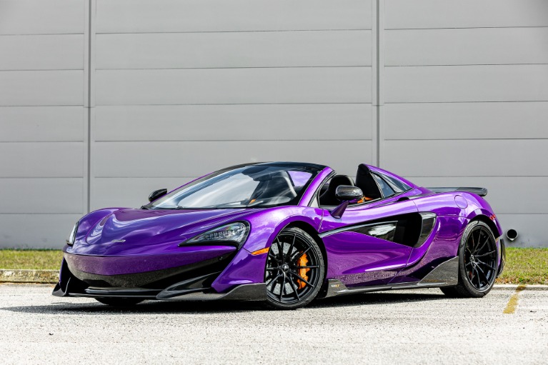 Used 2020 McLaren 600LT Spider for sale Sold at McLaren Orlando LLC in Titusville FL 32780 1