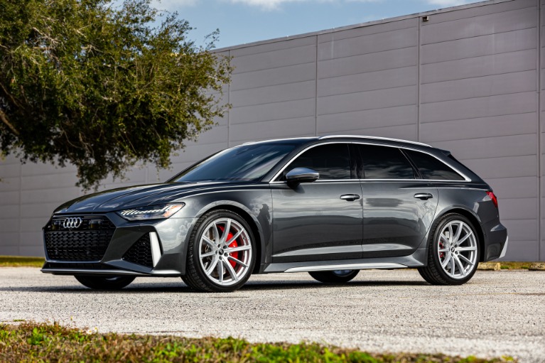 Used 2021 Audi RS 6 Avant 4.0T quattro Avant for sale Sold at McLaren Orlando LLC in Titusville FL 32780 1