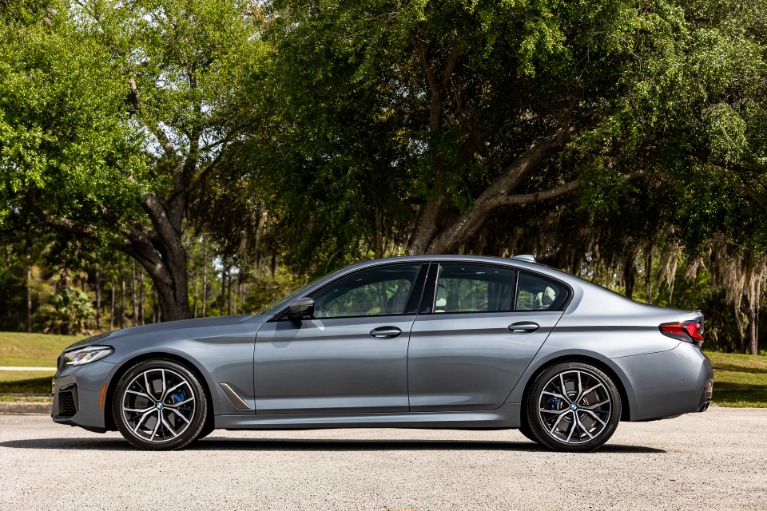 Used 2022 BMW 5 Series M550i xDrive for sale Sold at McLaren Orlando LLC in Titusville FL 32780 3
