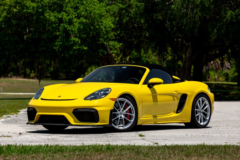 Used 2022 Porsche 718 Boxster Spyder for sale Sold at McLaren Orlando LLC in Winter Park FL 32789 1