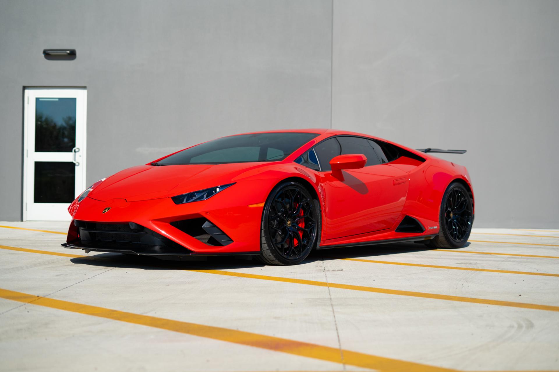 Used 2023 Lamborghini Huracan EVO with VIN ZHWUF5ZF1PLA21981 for sale in Titusville, FL