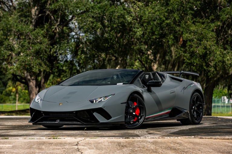 Used 2018 Lamborghini Huracan LP 640-4 Performante Spyder for sale Sold at McLaren Orlando LLC in Titusville FL 32780 1