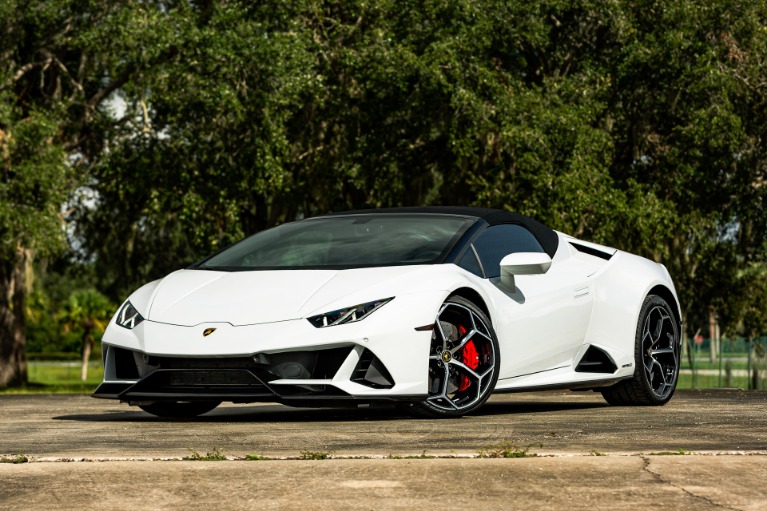 Used 2020 Lamborghini Huracan LP 640-4 EVO Spyder for sale Sold at McLaren Orlando LLC in Titusville FL 32780 3