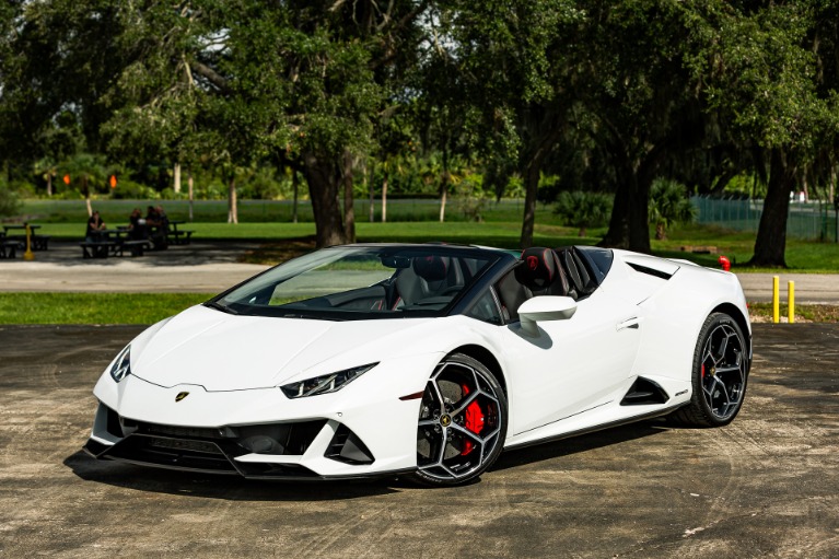 Used 2020 Lamborghini Huracan LP 640-4 EVO Spyder for sale Sold at McLaren Orlando LLC in Titusville FL 32780 1