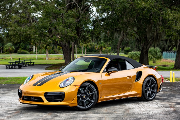 Used 2019 Porsche 911 Turbo S Cabriolet Exclusive for sale Sold at McLaren Orlando LLC in Titusville FL 32780 2