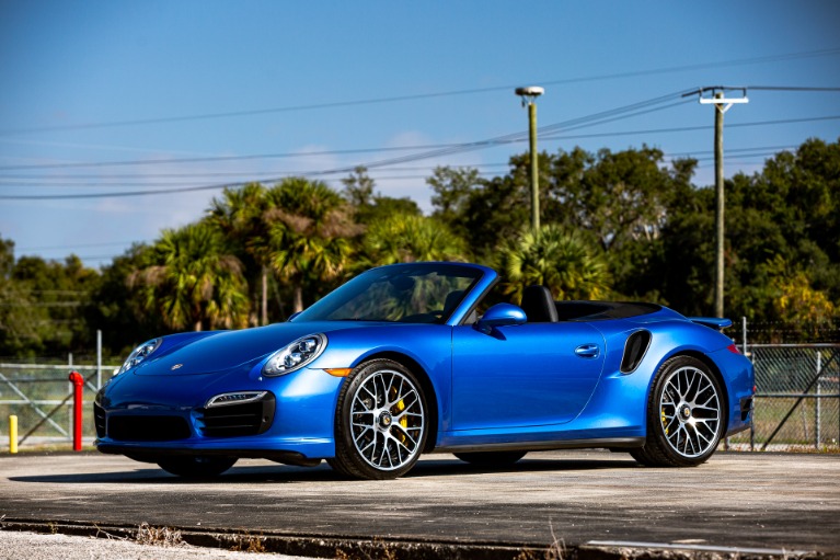 Used 2015 Porsche 911 Turbo S for sale Sold at McLaren Orlando LLC in Titusville FL 32780 3