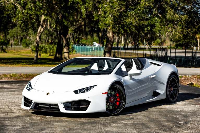 Used 2019 Lamborghini Huracan LP 580-2 Spyder for sale Sold at McLaren Orlando LLC in Titusville FL 32780 1