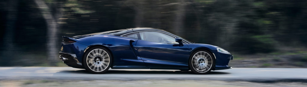 McLaren GT Blue Profile