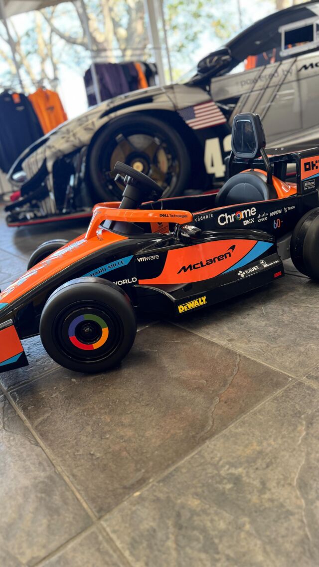 Get everyone ready for #F1 😁🙌🏼🧡🏁 Even your little ones can join in! 🏎️